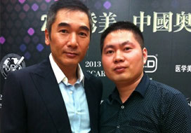 广州星空娱乐与明星合影